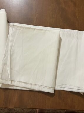 3 yds X 74" wide white cotton fabric